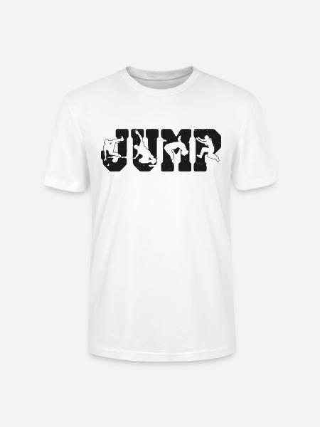 Parkour Free Running Traceur - Stanley/Stella Unisex Bio-T-Shirt CRAFTER - Weiß