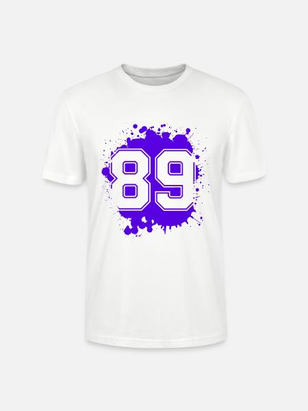 89 Number of blobs - Stanley/Stella CRAFTER Unisex Organic T-Shirt - white