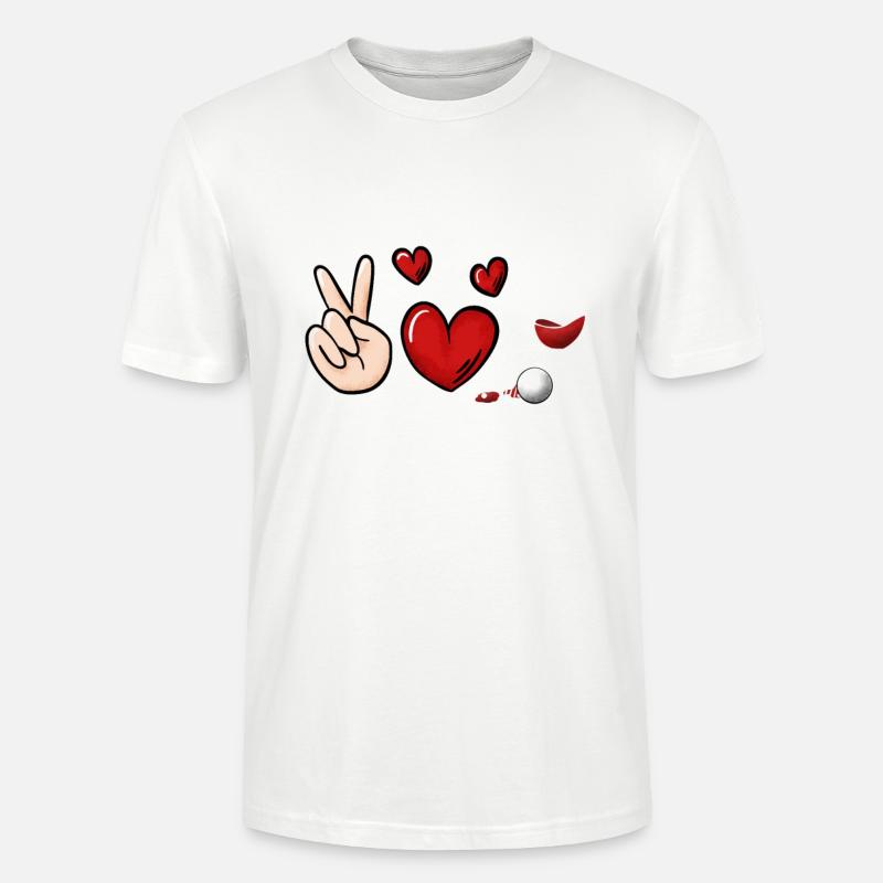 Wein Pong Trinkspiel - Stanley/Stella Unisex Bio-T-Shirt CRAFTER - Weiß