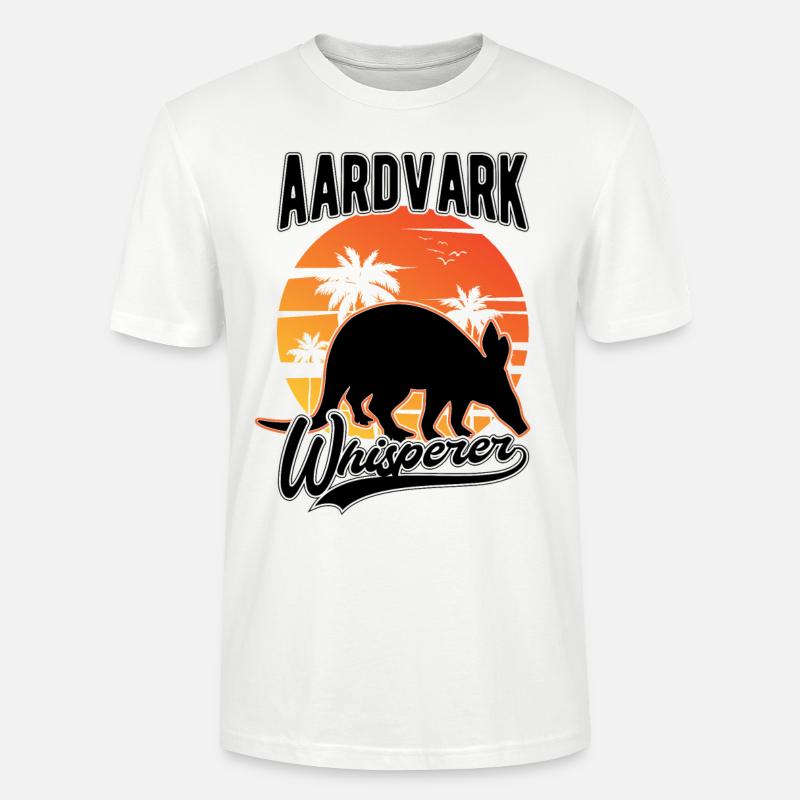 Erdferkel Flüsterer Aardvark Whisperer - T-shirt bio CRAFTER Stanley Stella Unisexe - blanc