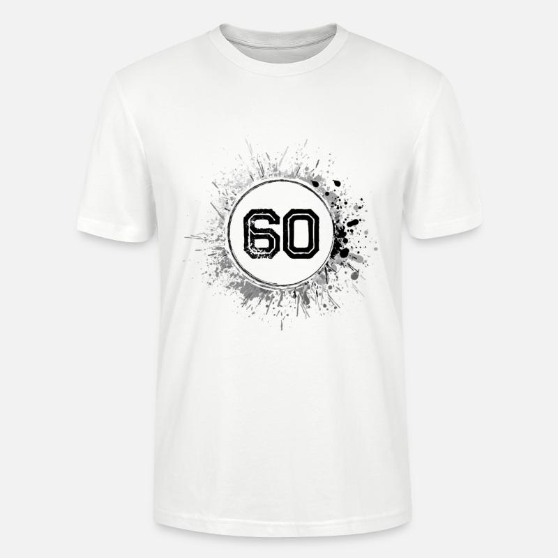 60 Nombre d’objets blob - T-shirt bio CRAFTER Stanley Stella Unisexe - blanc