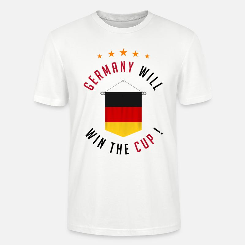 Germany Will Win The Cup ! - T-shirt bio CRAFTER Stanley Stella Unisexe - blanc