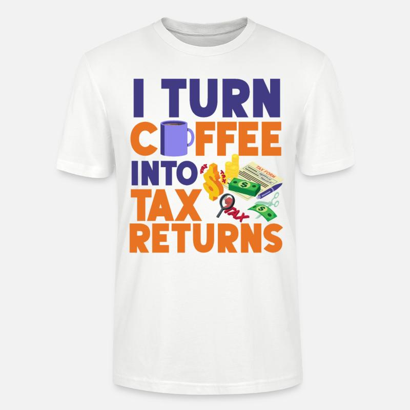 Comptable Comptable Comptable - T-shirt bio CRAFTER Stanley Stella Unisexe - blanc