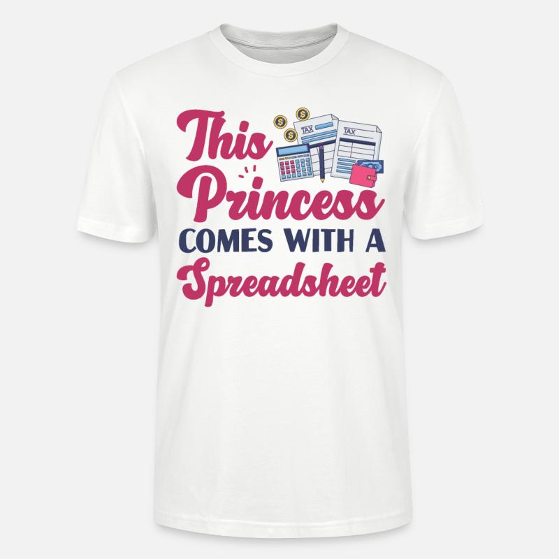 Comptable Comptable Comptable - T-shirt bio CRAFTER Stanley Stella Unisexe - blanc