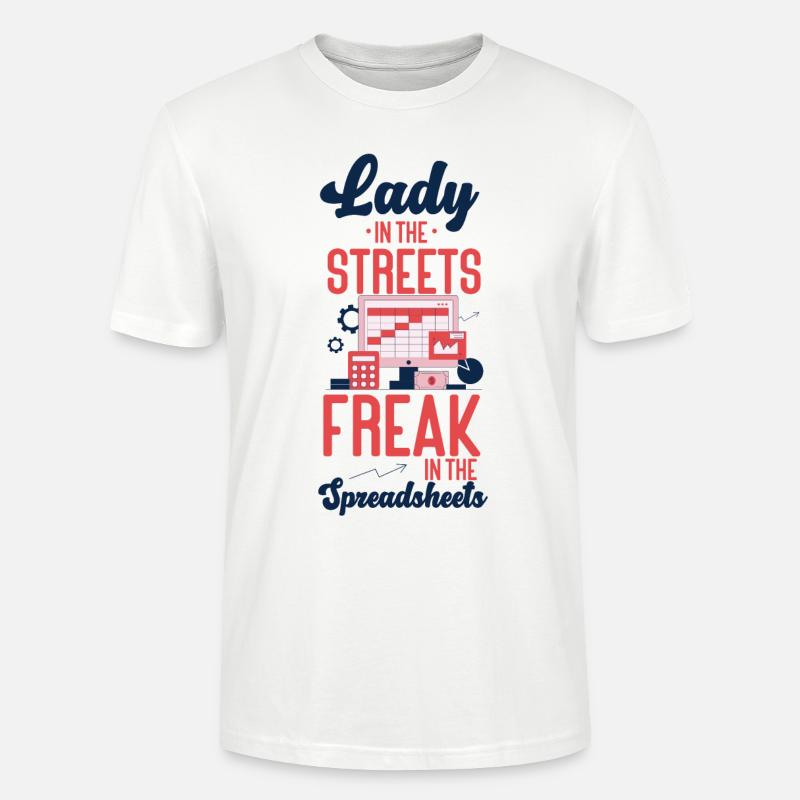 Comptable Comptable Comptable - T-shirt bio CRAFTER Stanley Stella Unisexe - blanc