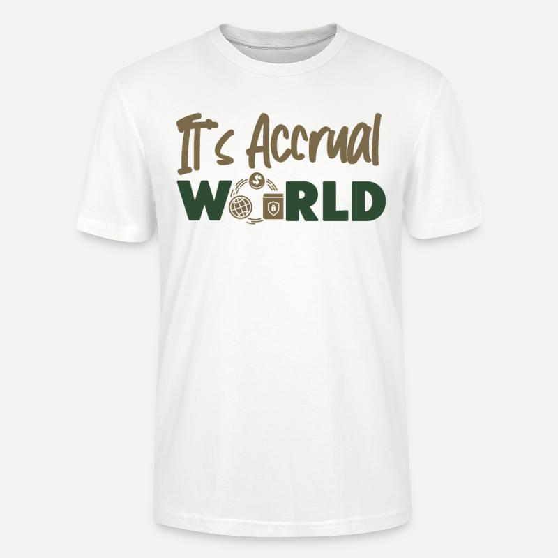 Comptable Comptable Comptable - T-shirt bio CRAFTER Stanley Stella Unisexe - blanc