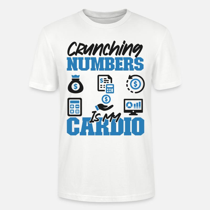 Comptable Comptable Comptable - T-shirt bio CRAFTER Stanley Stella Unisexe - blanc