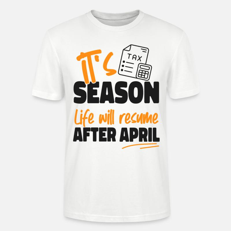 Comptable Comptable Comptable - T-shirt bio CRAFTER Stanley Stella Unisexe - blanc