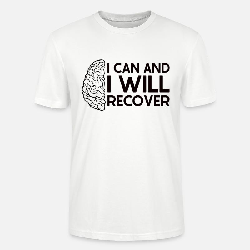 Schlaganfall Survivor Schlaganfall Bewusstsein - Stanley/Stella Unisex Bio-T-Shirt CRAFTER - Weiß