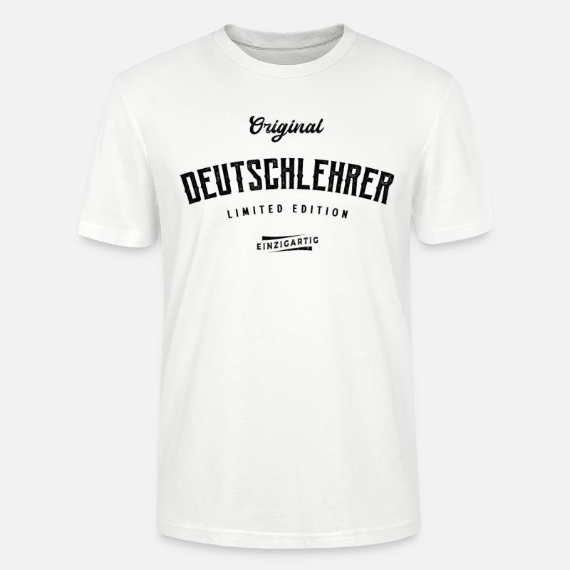 Deutschlehrer Limited Edition - Stanley/Stella Unisex Bio-T-Shirt CRAFTER - Weiß