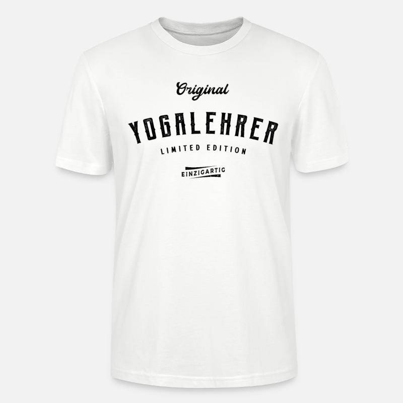 Yogalehrer Limited Edition - Stanley/Stella Unisex Bio-T-Shirt CRAFTER - Weiß