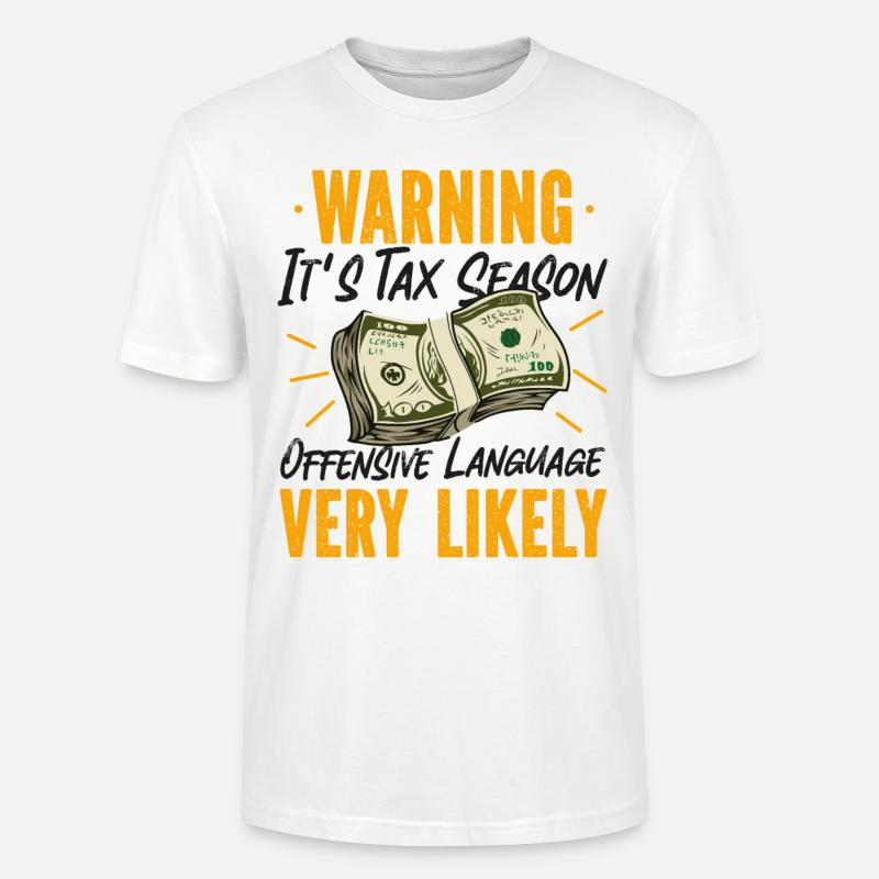 Comptable Comptable Comptable - T-shirt bio CRAFTER Stanley Stella Unisexe - blanc