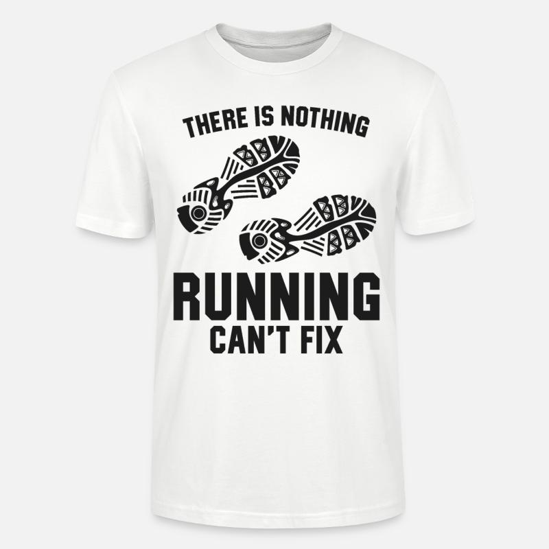 Running Runner Half Marathon - Stanley/Stella Unisex Bio-T-Shirt CRAFTER - Weiß