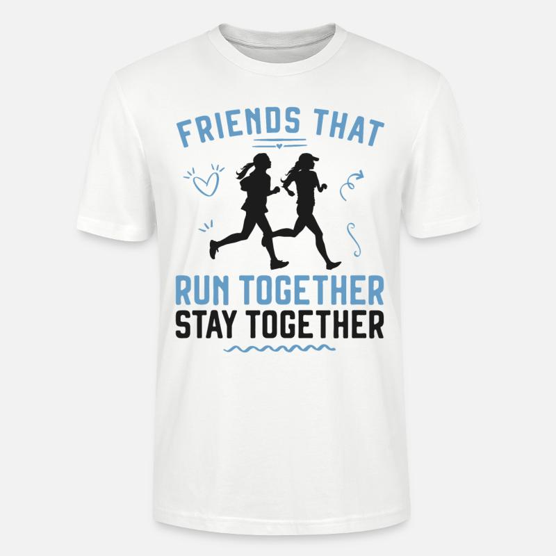 Running Runner Half Marathon - Stanley/Stella Unisex Bio-T-Shirt CRAFTER - Weiß