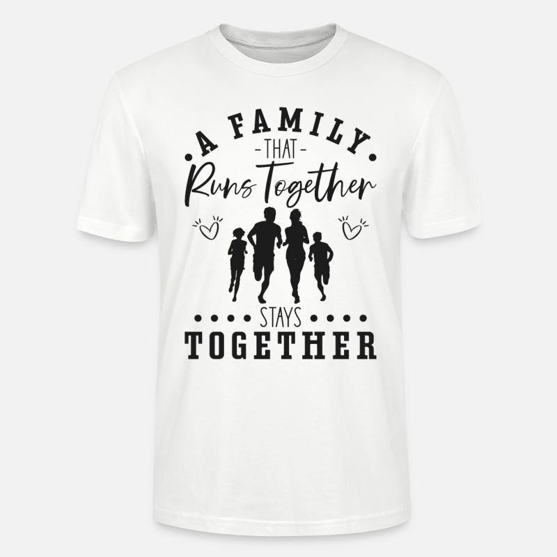 Running Runner Half Marathon - Stanley/Stella Unisex Bio-T-Shirt CRAFTER - Weiß