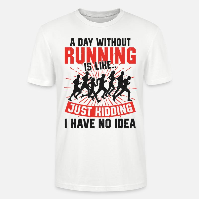 Running Runner Half Marathon - Stanley/Stella Unisex Bio-T-Shirt CRAFTER - Weiß