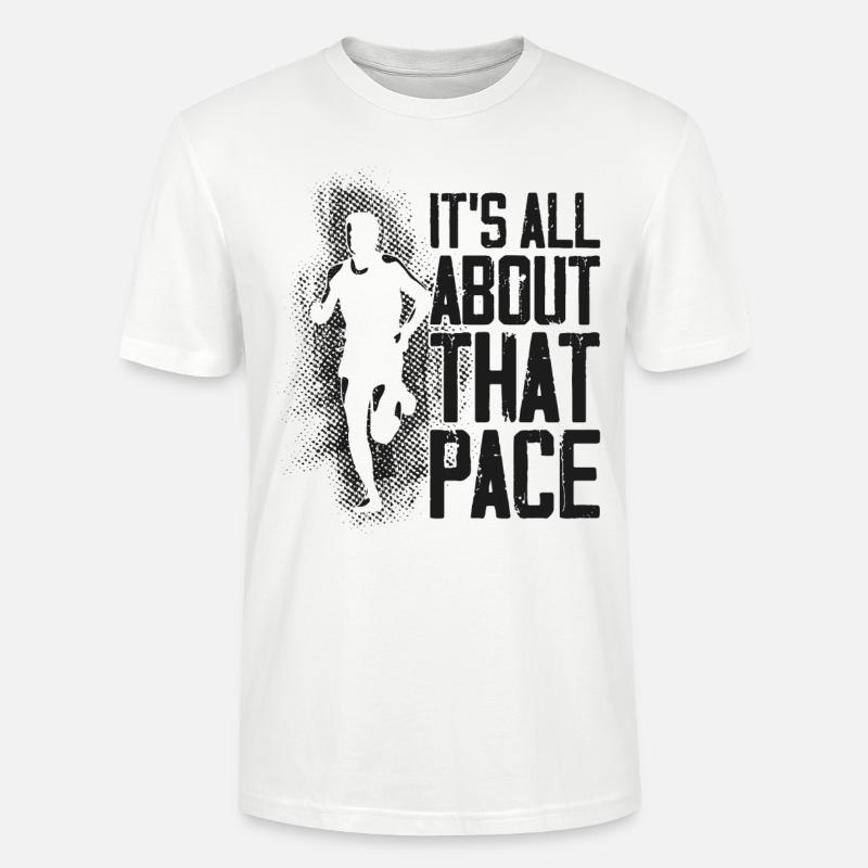 Running Runner Half Marathon - Stanley/Stella Unisex Bio-T-Shirt CRAFTER - Weiß
