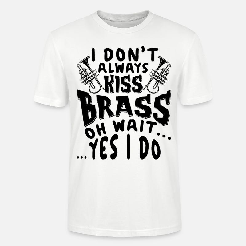 Trompeter Trompete Instrument Blechblasmusik - Stanley/Stella Unisex Bio-T-Shirt CRAFTER - Weiß