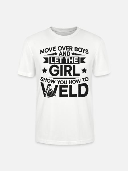 Welder Welding Female Welder - Stanley/Stella Unisex Bio-T-Shirt CRAFTER - Weiß