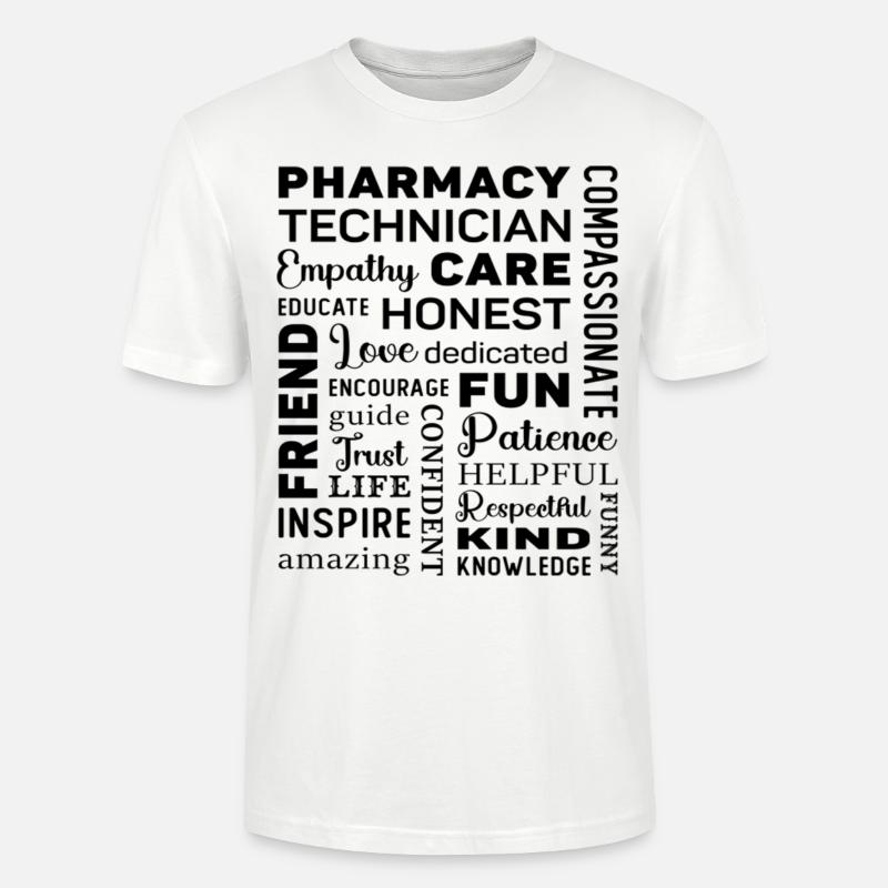 Pharmacy Technician Tech Medicine Pharmacist - Stanley/Stella Unisex Bio-T-Shirt CRAFTER - Weiß