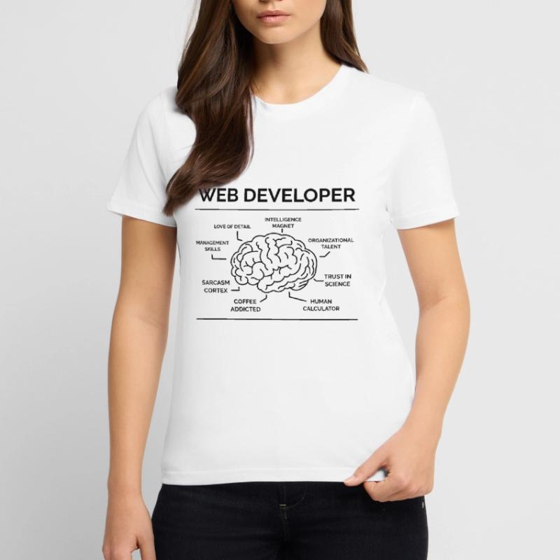 Web Developer Programmer Stanley/Stella CRAFTER Unisex Organic T-Shirt