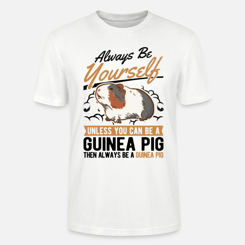 Cochon d’Inde Cadeau Cochon d’Inde - T-shirt bio CRAFTER Stanley Stella Unisexe - blanc