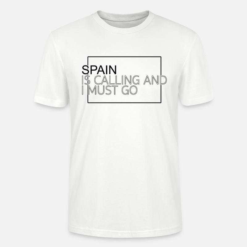 Spanien Spruch - Stanley/Stella Unisex Bio-T-Shirt CRAFTER - Weiß