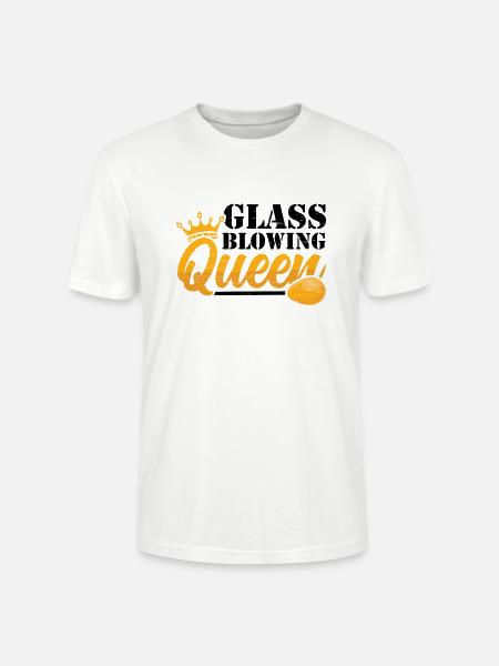 Glasbläserei Queen Glasbläserei Glasbläser - Stanley/Stella Unisex Bio-T-Shirt CRAFTER - Weiß