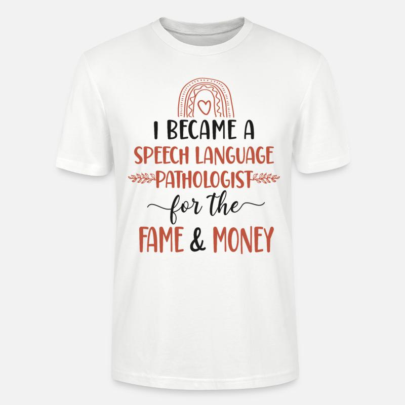 Speech Therapist Therapy Assistant - Stanley/Stella Unisex Bio-T-Shirt CRAFTER - Weiß