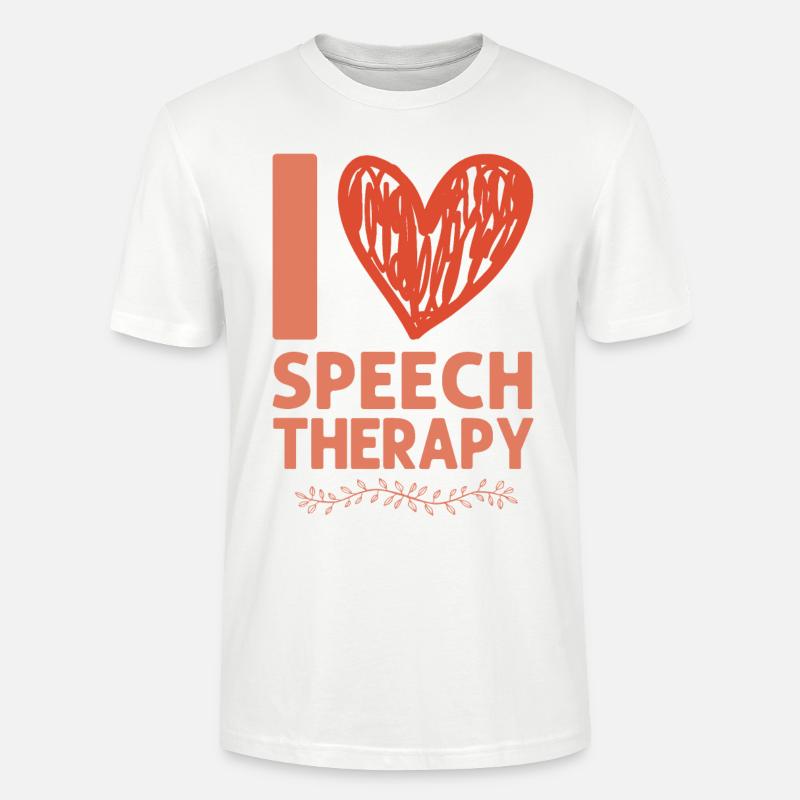 Speech Therapist Therapy Assistant - Stanley/Stella Unisex Bio-T-Shirt CRAFTER - Weiß