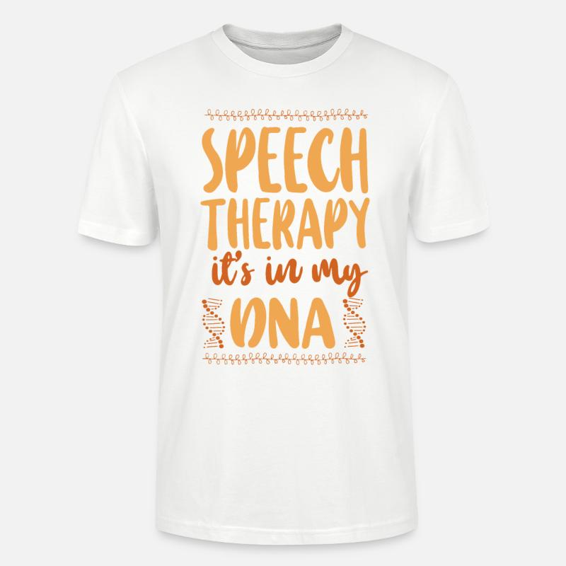 Speech Therapist Therapy Assistant - Stanley/Stella Unisex Bio-T-Shirt CRAFTER - Weiß