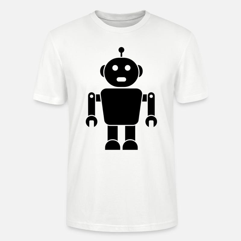 Robot Robot - T-shirt bio CRAFTER Stanley Stella Unisexe - blanc