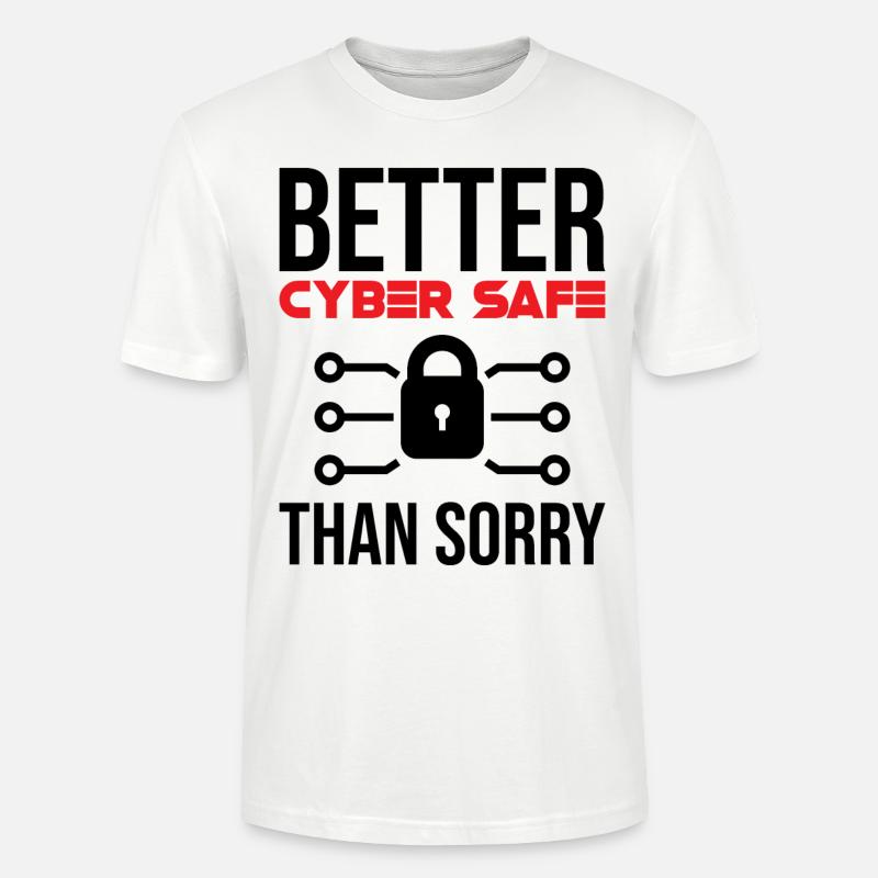 Cybersecurity Computer Security Cybersecurity - Stanley/Stella CRAFTER Unisex Organic T-Shirt - white