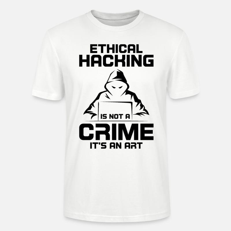 Cybersecurity Computersicherheit Cybersecurity - Stanley/Stella Unisex Bio-T-Shirt CRAFTER - Weiß