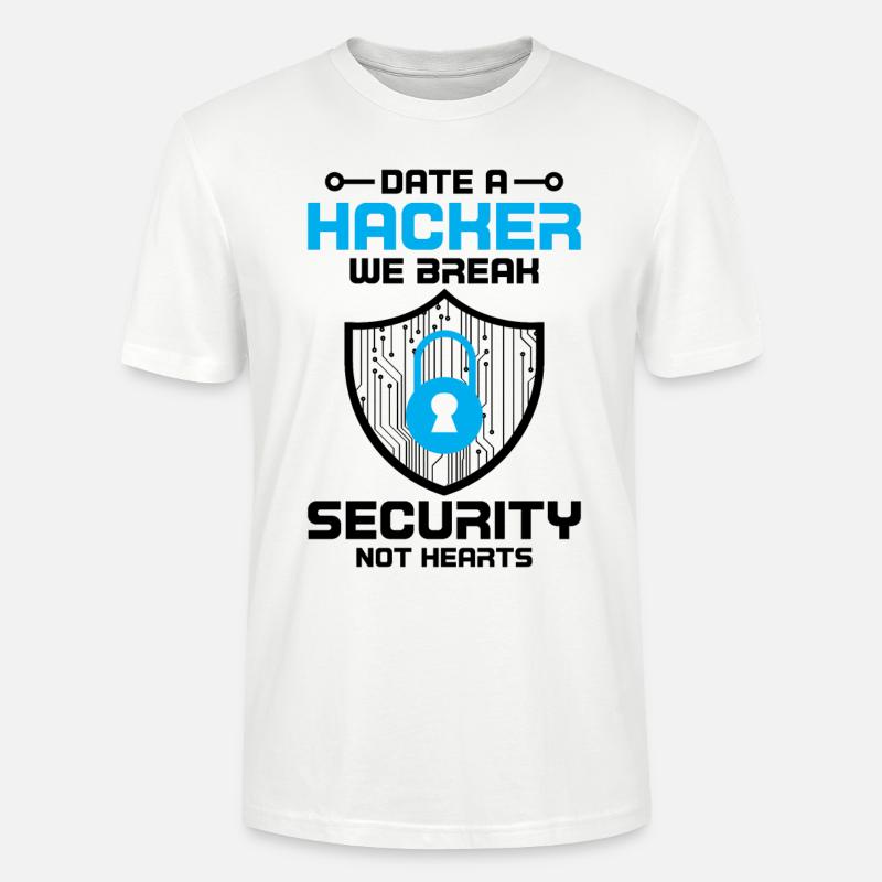Cybersecurity Computersicherheit Cybersecurity - Stanley/Stella Unisex Bio-T-Shirt CRAFTER - Weiß
