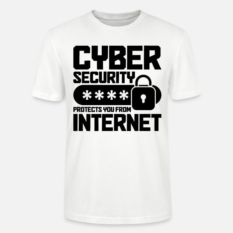 Cybersecurity Computer Security Cybersecurity - Stanley/Stella CRAFTER Unisex Organic T-Shirt - white