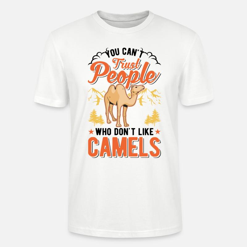 Kamel Dromedar Ägypten Geschenk Großkamel - Stanley/Stella Unisex Bio-T-Shirt CRAFTER - Weiß