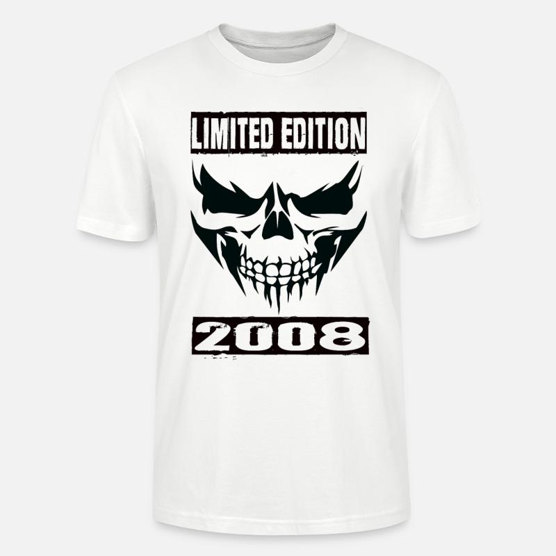 Édition limitée 2008 - T-shirt bio CRAFTER Stanley Stella Unisexe - blanc