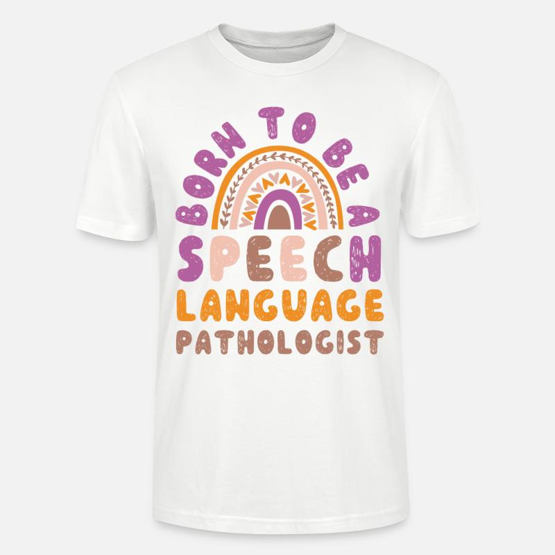 Speech Therapist Therapy Assistant - Stanley/Stella Unisex Bio-T-Shirt CRAFTER - Weiß