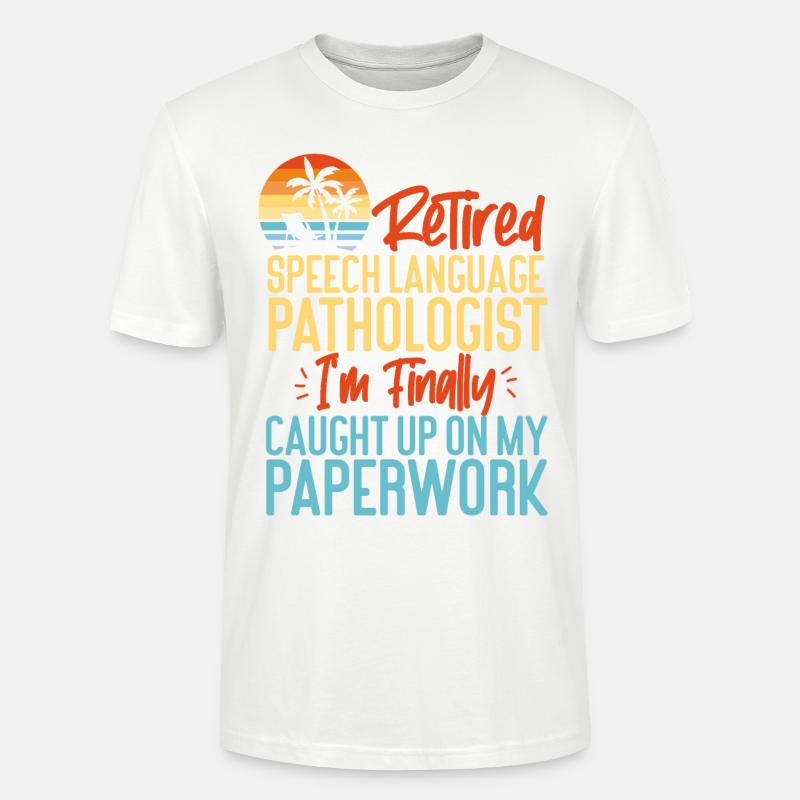 Speech Therapist Therapy Assistant - Stanley/Stella Unisex Bio-T-Shirt CRAFTER - Weiß