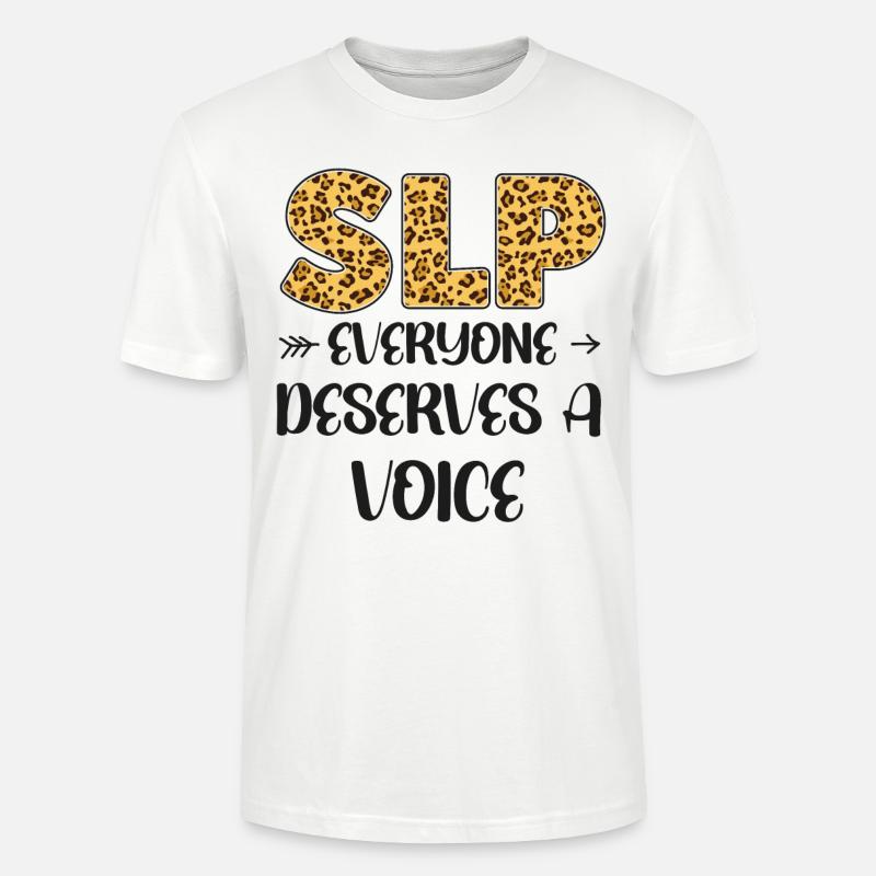 Speech Therapist Therapy Assistant - Stanley/Stella Unisex Bio-T-Shirt CRAFTER - Weiß