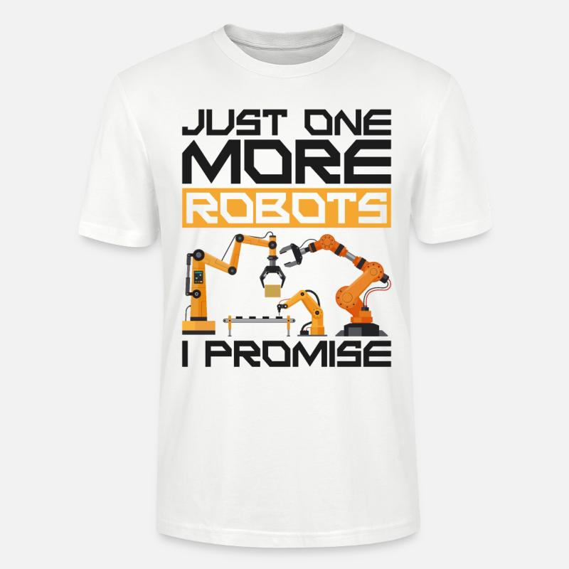 Robot Robotics Engineer Just One - Stanley/Stella Unisex Bio-T-Shirt CRAFTER - Weiß
