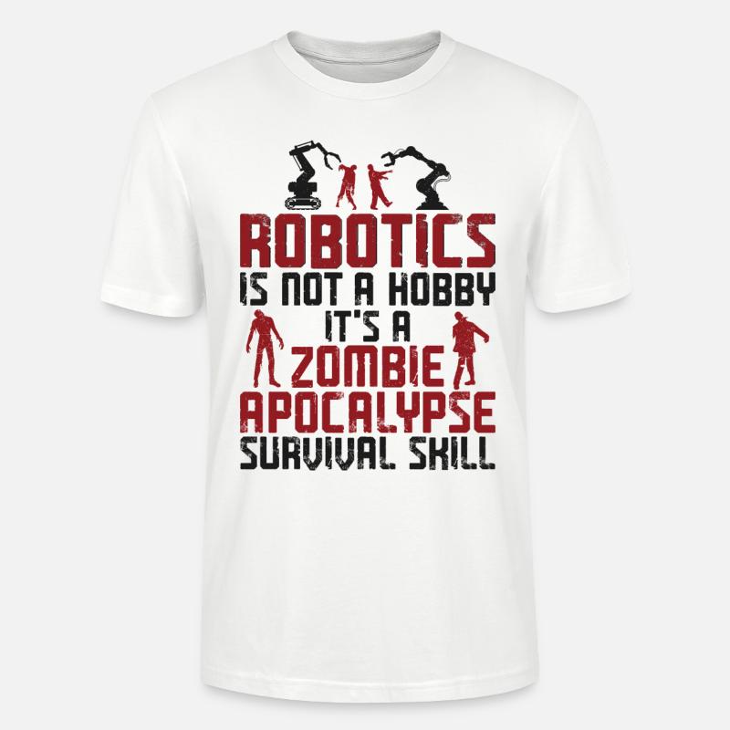 Robot Robotics Engineer Robotics - Stanley/Stella Unisex Bio-T-Shirt CRAFTER - Weiß