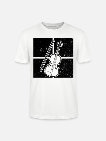 Violin Violinist Violinist - Stanley/Stella CRAFTER Unisex Organic T-Shirt - white