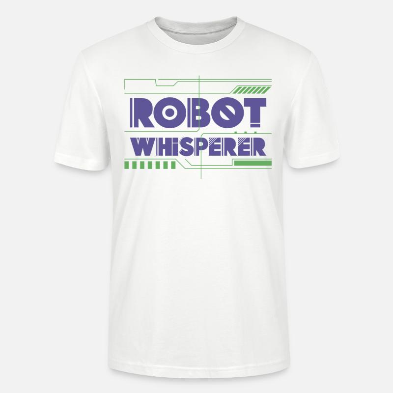 Robot Robotics Engineer Robot - Stanley/Stella Unisex Bio-T-Shirt CRAFTER - Weiß