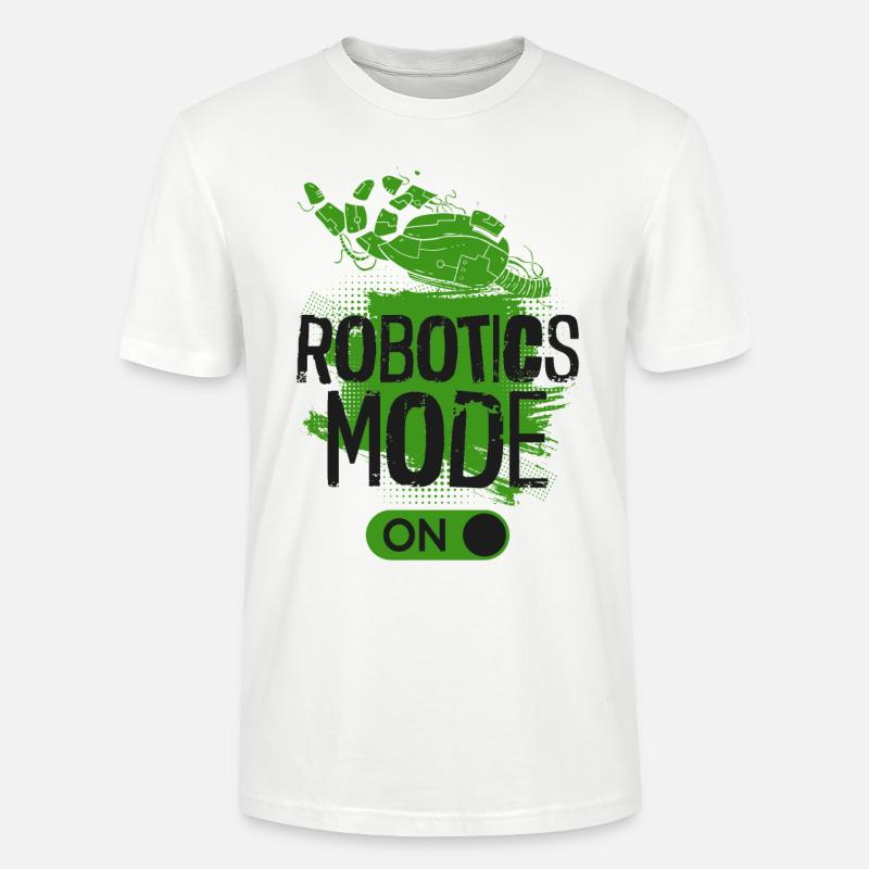 Robot Robotics Engineer Robotics - Stanley/Stella Unisex Bio-T-Shirt CRAFTER - Weiß