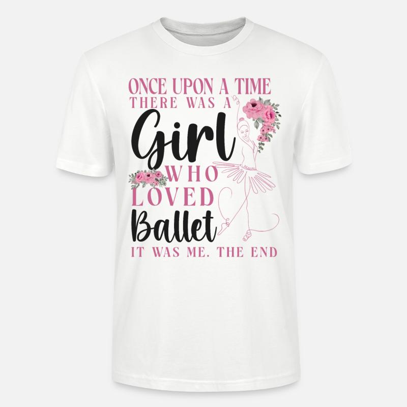 Ballet Danseuse Danse Ballerine - T-shirt bio CRAFTER Stanley Stella Unisexe - blanc