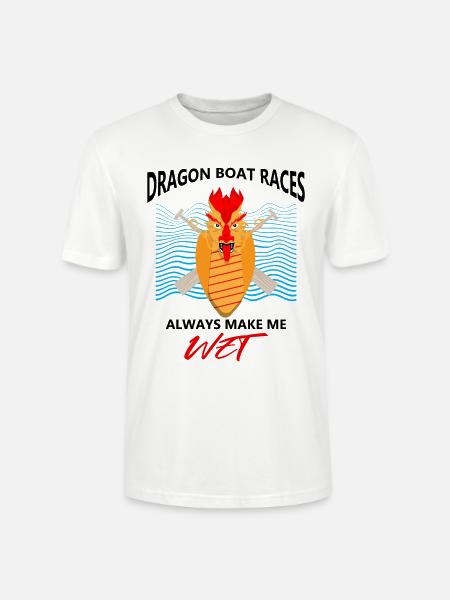 Chinesisches Bootsrennen für Drachenboot-Trainer - Stanley/Stella Unisex Bio-T-Shirt CRAFTER - Weiß