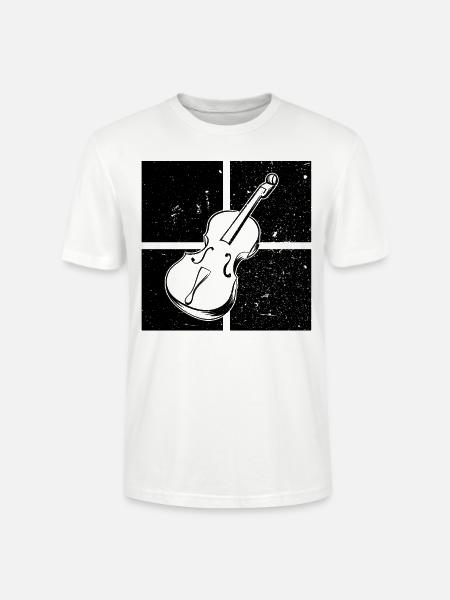 Cello Cellospieler Cellist - Stanley/Stella Unisex Bio-T-Shirt CRAFTER - Weiß
