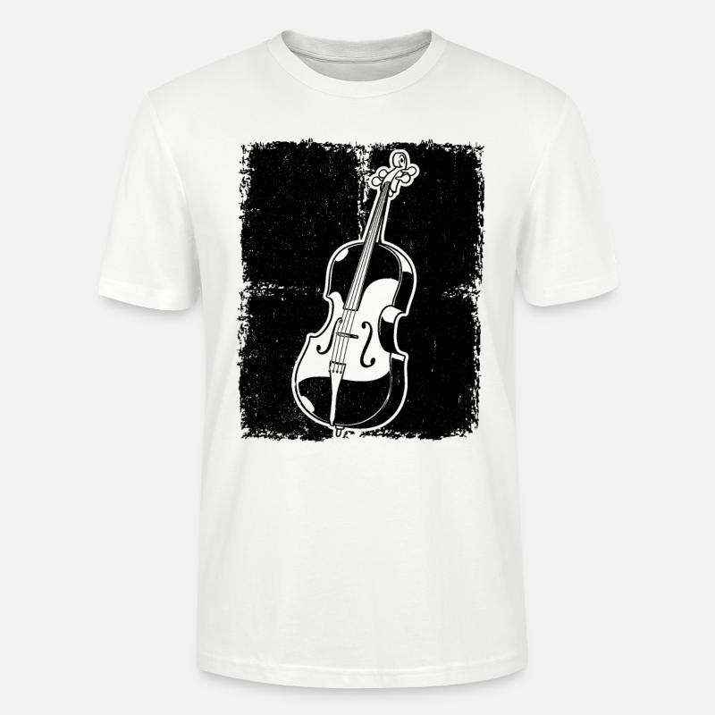 Cello Cellospieler Cellist - Stanley/Stella Unisex Bio-T-Shirt CRAFTER - Weiß